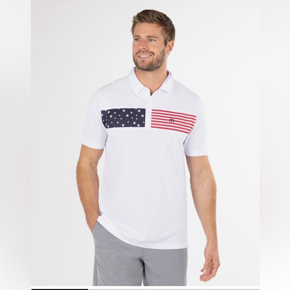 Travis Mathew sea to sea USA polo